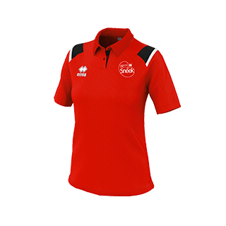 VC Sneek polo Leonor rood front VC Sneek polo Leonor rood front