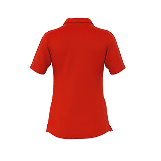 VC Sneek dames polo Shadir rood back