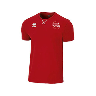 VC Sneek heren t-shirt Professional rood front VC Sneek heren t-shirt Professional rood front