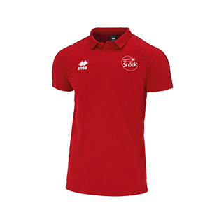 VC Sneek heren polo Shadir rood front VC Sneek heren polo Shadir rood front