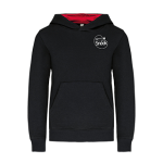 VC Sneek kids hooded sweater met gecontrasteerde capuchon