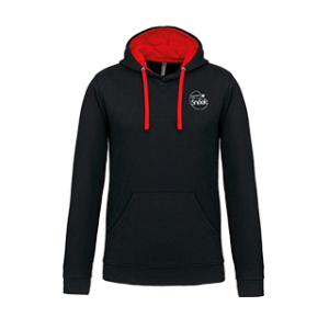 VC Sneek unisex hooded sweater met gecontrasteerde capuchon